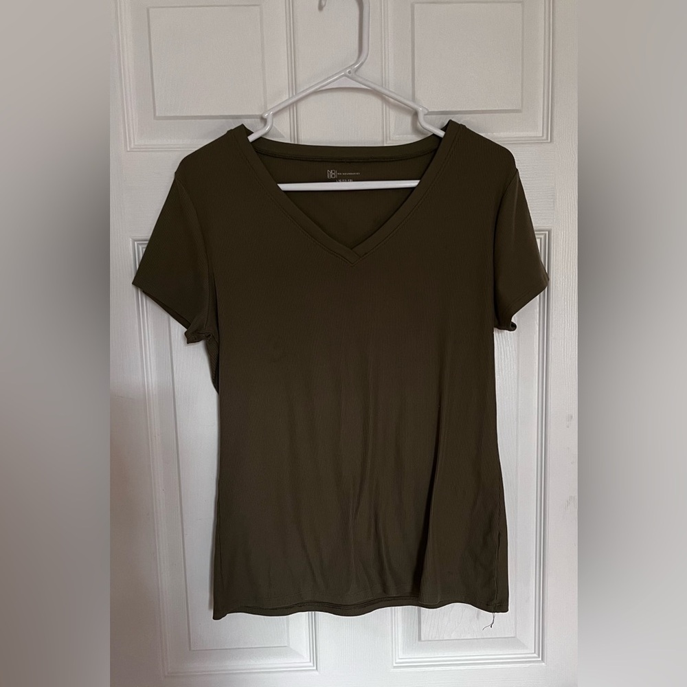 No Boundaries Olive Green T-Shirt